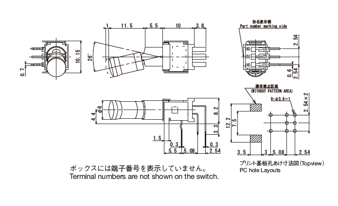 Dimentions of ATLE