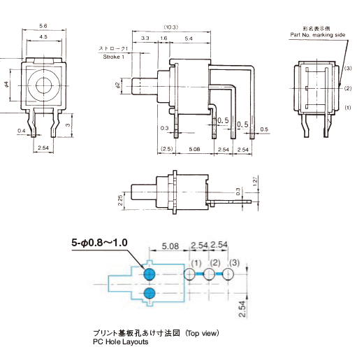 Dimension of Fujisoku FP1F-4M-Z