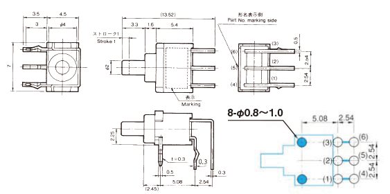 Dimension of Fujisoku FP2F-5M-Z