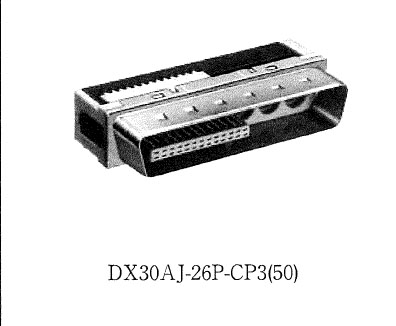 Hirose Electric Square shaped connectors DX30AJ-26P-CP3(50)  40pcs