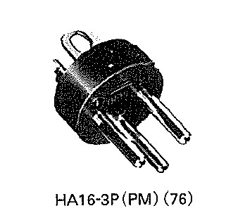 Hirose Electric Round shaped connectors HA16-3P(PM)(76)  100pcs