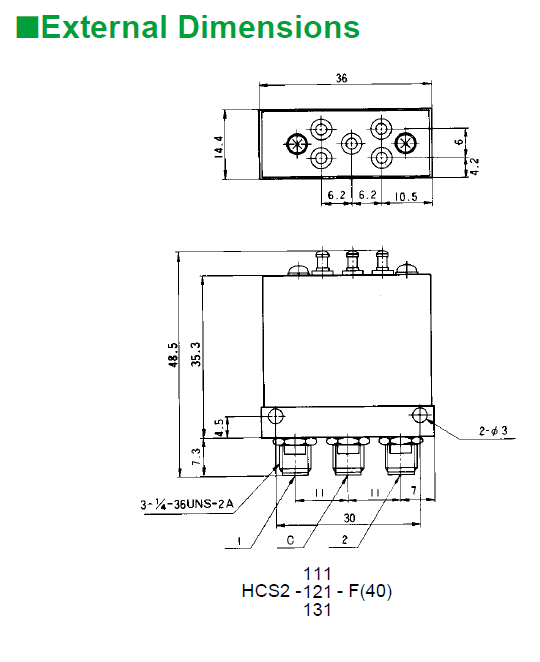Hirose Electric Coaxial selectors HCS2-111-F(40)  1pc