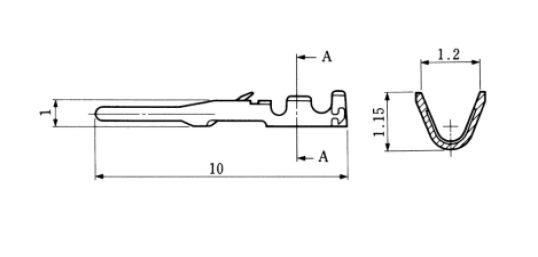 Hirose Electric Round shaped connectors HR10-PC-211  10000pcs