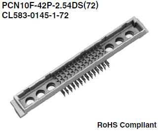 Hirose Electric Cable to board/relay connectors PCN10F-42P-2.54DS(72)  50pcs