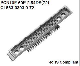 Hirose Electric Cable to board/relay connectors PCN10F-60P-2.54DS(72)  30pcs