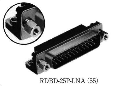 Hirose Electric Square shaped connectors RDBD-25P-LNA(55)  20pcs