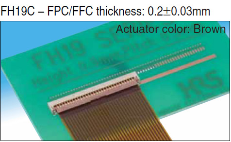 Hirose Electric Connectors for FFC/FPC FH19C-8S-0.5SH(10)  5000pcs