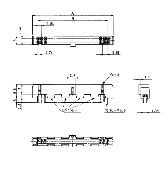 Dimension_HIF3FB-_DA-2.54DSA.