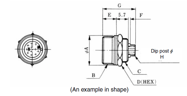 Dimension_HR10A_receptacle_dip