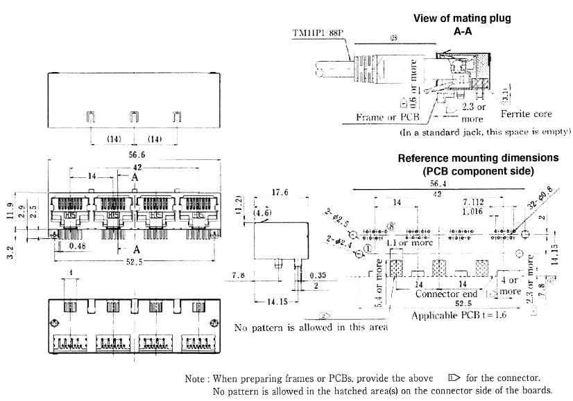 Dimension of TM11R-5L_3232