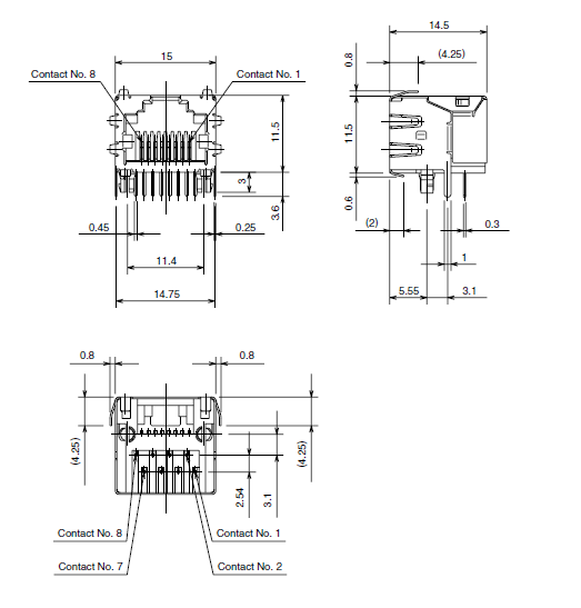 Dimension of TM11R-5M2-88