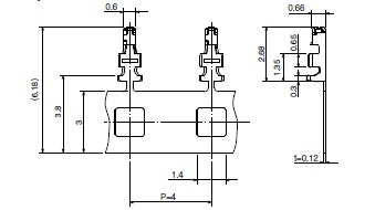 Dimensions of DF52-2832PCF