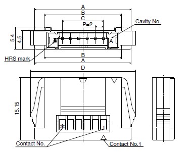 Dimentions of DF51-EP-2C