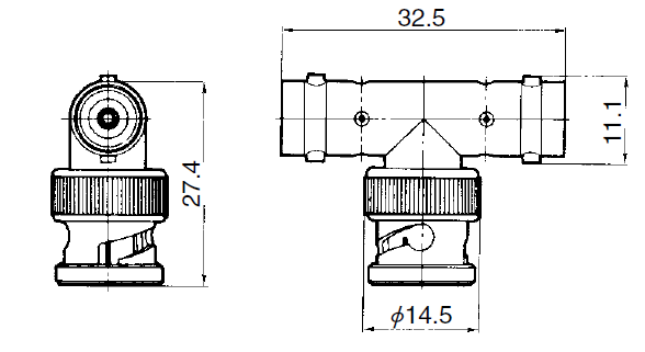 Dimension of hrs ug-274u.