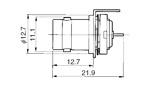 Dimension of hrs ug625/u-10
