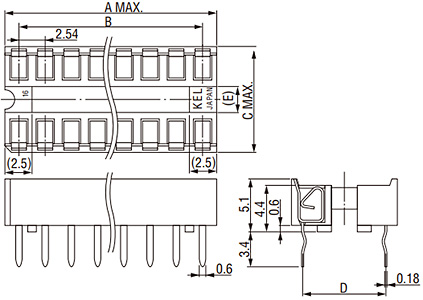 Dimensions of IIC05-360