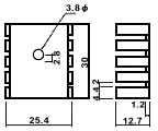 Lsi Cooler With pin fixed for PCB 2530-12  500pcs