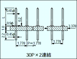 Mac8 Connectors for PCB MXW-2-0  100pcs