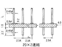 Mac8 Connectors for PCB MXW-3-2  100pcs