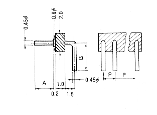 Mac8 Connectors for PCB MZ-2-1  100pcs