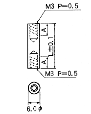 Mac8 Metal spacers RP-25  1000pcs