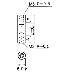 Mac8 Metal spacers RP-30  1000pcs