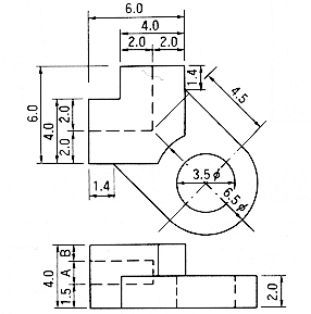 Mac8 Mounting supports SF-1.2  1000pcs