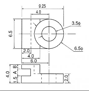 Mac8 Mounting supports SG-0.8  1000pcs