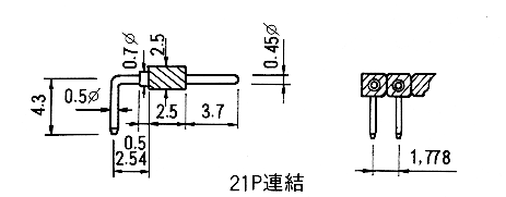 Mac8 Connectors for PCB SZ-001  100pcs