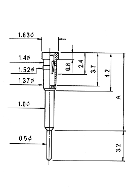 Mac8 Socket pins WD-10  1000pcs