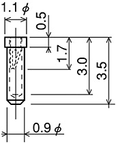 Dimensions of PD-05