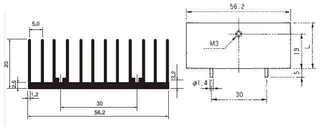 Mizutani Electric With pin fixed for PCB BPUG56-30  1000pcs