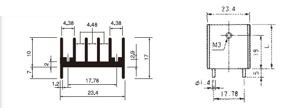 Mizutani Electric With pin fixed for PCB BPUH23-30  300pcs