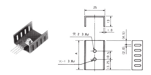 Mizutani Electric With pin fixed for PCB SP411K  1000pcs