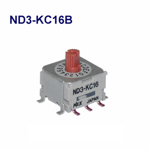 NKK Switches Rotary code switches ND3-KC16B-TP  1reel