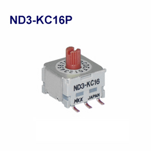 NKK Switches Rotary code switches ND3-KC16P  60pcs