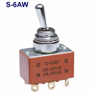 NKK Switches Toggle switches S-6AW  20pcs