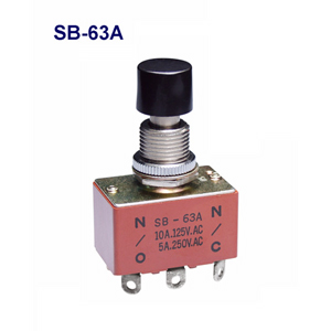 NKK Switches Pushbutton switches SB-63A  20pcs
