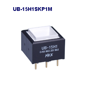 NKK Switches Illuminated pushbutton switches UB-15H1SKP1M-AMK  20pcs