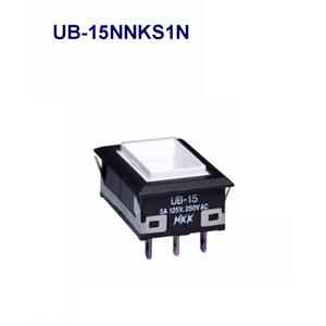 NKK Switches Pushbutton switches UB-15NNKS1N-MWS  30pcs