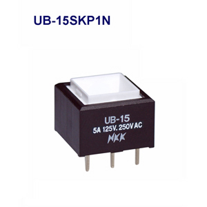 NKK Switches Pushbutton switches UB-15SKP1N-LWK  30pcs