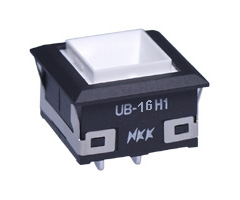 NKK Switches Illuminated pushbutton switches UB-16H1KKS1R-ANS  20pcs