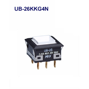 NKK Switches Pushbutton switches UB-26KKG4N-LRS  20pcs