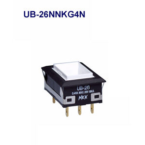 NKK Switches Pushbutton switches UB-26NNKG4N-MMS  20pcs