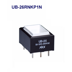 NKK Switches Pushbutton switches UB-26RNKP1N  20pcs