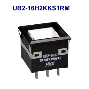 NKK Switches Illuminated pushbutton switches UB2-16H2KKS1RM  10pcs