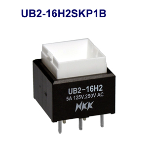 NKK Switches Illuminated pushbutton switches UB2-16H2SKP1W-BNK  10pcs