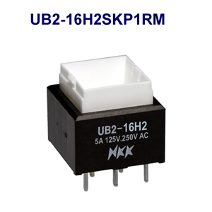 NKK Switches Illuminated pushbutton switches UB2-16H2SKP1RM  10pcs