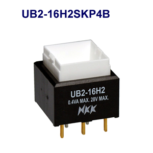 NKK Switches Illuminated pushbutton switches UB2-16H2SKP4W  10pcs