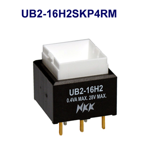 NKK Switches Illuminated pushbutton switches UB2-16H2SKP4RM  10pcs